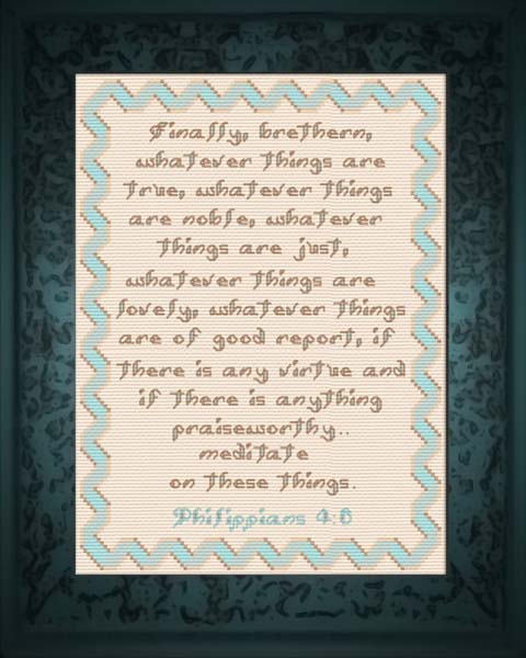 Whatever is Good - Philippians 4:8